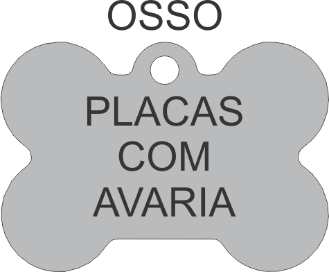 PACOTE DE PLACAS OSSO VARIADO COM AVARIA - (QTD: 100)